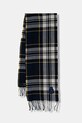 Tommy Hilfiger szalik wełniany wełna granatowy AM0AM13599