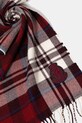 Vlnený šál Tommy Hilfiger AM0AM13599 burgundské AW25