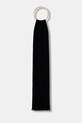 MM6 Maison Margiela szalik z wełną średniej grubości czarny SH2TE0004.M13168.900S