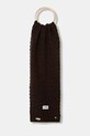 MM6 Maison Margiela szalik z wełną średniej grubości brązowy SH2TE0005.M13174.961