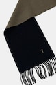 Trussardi szalik wełniany S600C000002N granatowy AW25