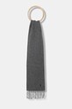 Trussardi szalik wełniany wełna szary S600C000002N