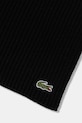 Вовняний шарф Lacoste RE0058 чорний AW25