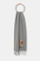 Moschino eșarfă de lână imprimeu gri M3330.30835