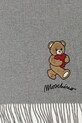Moschino eșarfă de lână M3330.30835 gri AW25
