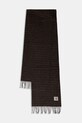 Carhartt WIP szalik z dodatkiem wełny Lowis Scarf wzorzyste brązowy I035472.35MXX