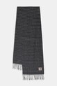 Carhartt WIP szalik z dodatkiem wełny Lowis Scarf wzorzyste szary I035472.35LXX
