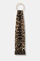 Aries szalik J'Adoro Aries Leopard dzianina beżowy AR9010604