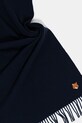 Аксесоари Вълнен шал Maison Kitsuné Fox Head PM06201WB0044 тъмносин