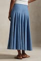 Polo Ralph Lauren fustă din bumbac 211A87465 albastru AW25