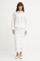 MUNTHE spódnica POMI 252120325228 biały AW25