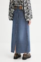 Odzież MUNTHE spódnica jeansowa bawełniana LIVONO 253123825316 niebieski