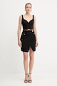 Вовняна спідниця Elisabetta Franchi GO12656E2 чорний AW25