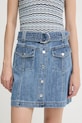 Morgan fustă jeans uni albastru JOLAM