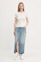 Rifľová sukňa Tommy Jeans DW0DW21193 modrá AW25