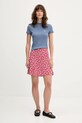 Tommy Jeans spódnica DW0DW20981 czerwony AW25