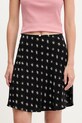 Юбка Tommy Jeans узор чёрный DW0DW20981