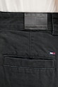 Tommy Jeans spódnica bawełniana czarny DW0DW21137