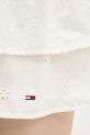 Tommy Jeans spódnica bawełniana beżowy DW0DW21166