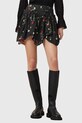 Bavlnená sukňa AllSaints DELILAH W032RC čierna AW25