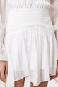 Îmbrăcăminte AllSaints fustă PAMELA W039RC alb