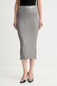 Спідниця Simona Corsellini midi срібний A25CPGOP0101