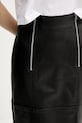 HUGO fustă de piele 50542308 negru