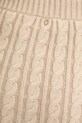 Guess spódnica bawełniana GISELLE beżowy W5YD68.Z3OU0