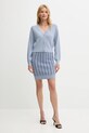 Бавовняна спідниця Guess GISELLE W5YD68.Z3OU0 блакитний AW25