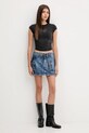 Guess Originals spódnica jeansowa HARRINGTON W5YD0L.D5R01 niebieski AW25