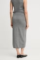 Odzież OUI spódnica z wełną 88299 szary
