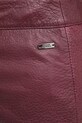 Armani Exchange spódnica skórzana bordowy XW001239.AF16212