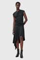 AllSaints fustă ANNALIE uni negru W078RC