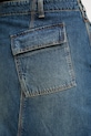 Victoria Beckham spódnica jeansowa niebieski 1325DSK006587B