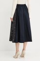 Odzież Forte Forte spódnica bawełniana 14114.my.skirt granatowy