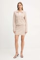 Blugirl Blumarine fustă RF5154.MA950 bej AW25
