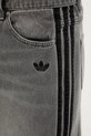 Rifľová sukňa adidas Originals Denim Long Skirt JW2659 sivá