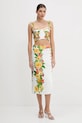 Ленена пола Farm Rio 335736 бял AW25
