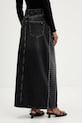 Îmbrăcăminte Tommy Jeans fustă din denim DW0DW21576 negru