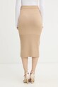 Odzież Armani Exchange spódnica z dodatkiem wełny XW001309.AF13774 beżowy