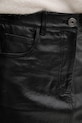 Weekend Max Mara fustă de piele HULL negru 2525406012600
