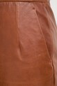 Кожаная юбка Weekend Max Mara PAPAILE коричневый 2525406016600