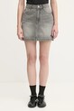 Джинсова спідниця adidas Originals Denim Mini Skt casual сірий JW2657
