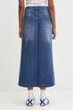 Одежда Юбка adidas Originals Denim Long Skt JW2658 голубой