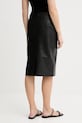 Odzież Marc O'Polo spódnica skórzana 506703577011 czarny