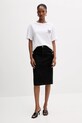 Liu Jo spódnica jeansowa UF5092.D0264 czarny AW25