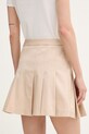 Odzież Lacoste Spódnica bawełniana z elastanem JF8001 beżowy