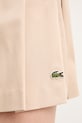 Lacoste Spódnica bawełniana z elastanem beżowy JF8001