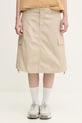 Carhartt WIP cotton skirt W' Kingston straight beige I035579.G1GD
