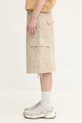 Carhartt WIP spódnica bawełniana W' Kingston I035579.G1GD beżowy AW25